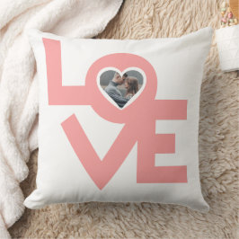 Valentines Couple Heart Custom Personalisiert Foto Kissen