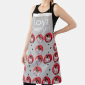 Valentines Couple Heart Custom Personalisiert Foto Schürze (InSitu)