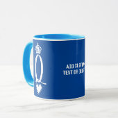 Valentines Couples Funny Valentines Queen Tasse (Vorderseite Links)