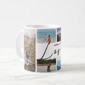 Valentines Couples Keepsake Photo Collage Kaffeetasse (Vorderseite Links)