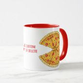 Valentines Couples Matching Niedlich Pizza Boy Tasse (VorderseiteRechts)