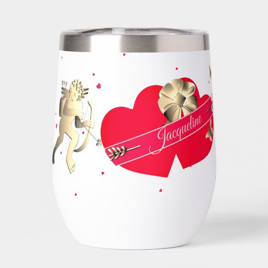 Valentine's Cupid & Hearts  (Rückseite)