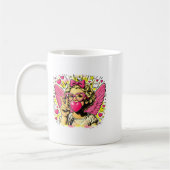 Valentines Cute Cupid Heart Angel Love Holiday Com Kaffeetasse (Links)