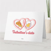 Valentine's Date Pizza Beer Karte (Rückseite)