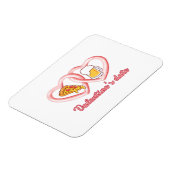 Valentine's Date Pizza Beer Magnet (Linke Seite)