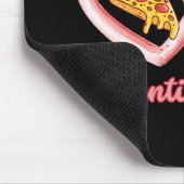 Valentine's Date Pizza Beer Mousepad (Ecke)