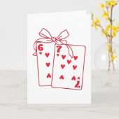 Valentine's Day 67 Card Karte (Gelbe Blume)