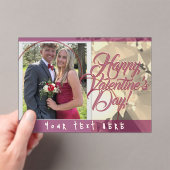 Valentine's Day  Acrylic Invitations Acryleinladungen (Insitu (Handheld))