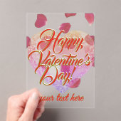 Valentine's Day  Acrylic Invitations Acryleinladungen (Insitu (Handheld))