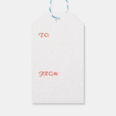 VALENTINE'S DAY ANGEL AND HEART Gift Tag Geschenkanhänger (Rückseite)