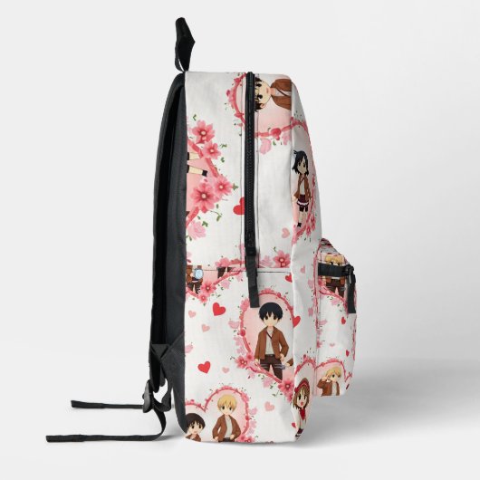 VALENTINE'S DAY ANIME BACKPACK BEDRUCKTER RUCKSACK (Links)