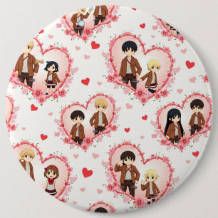 VALENTINE'S DAY ANIME BUTTON