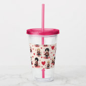 VALENTINE'S DAY ANIME CLEAR TUMBLER ACRYLTRINKBECHER (Vorderseite)