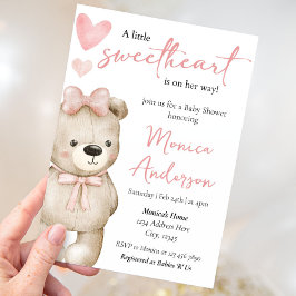 Valentine's Day Baby Shower Girl Einladung