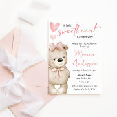 Valentine's Day Baby Shower Girl Einladung