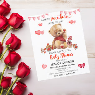 Valentine's Day Baby Shower Teddy Bären Budget