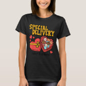 Valentines Day Baby Special Labor Delivery Nurse W T-Shirt (Vorderseite)
