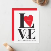 Valentine's Day  Be Mine Valentine's Day Card Mitteilungskarte (Vorderseite/Rückseite Beispiel)