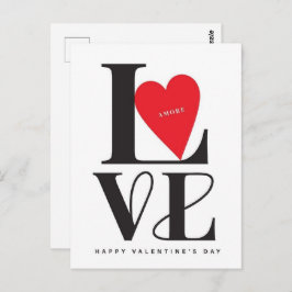 Valentine's Day  Be Mine Valentine's Day Card Postkarte