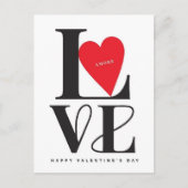 Valentine's Day  Be Mine Valentine's Day Card Postkarte (Vorderseite)