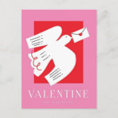 Valentine's Day  Be Mine Valentine's Day Card Postkarte (Vorderseite)