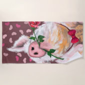 Valentine's Day Beach Handtuch Geschenk Gentleman (Vorderseite)