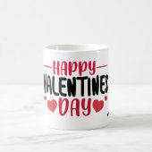 Valentine's Day Bear Love Heart Kaffeetasse (Mittel)