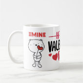 Valentine's Day Bear Love Heart Kaffeetasse (Links)
