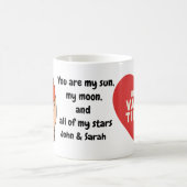 Valentine's Day Bear Love Heart Kaffeetasse (Mittel)