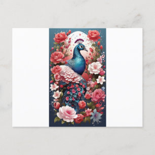 Valentine's Day Bliss: Floral Symphony Post Card Postkarte