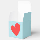 Valentine's Day Boy Baby Shower Herz Geschenkschachtel (Geöffnet)