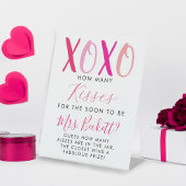 Valentine's Day Bridal Shower How Many Kisses Game Sockelschild