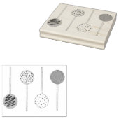 Valentine's Day Cake Pop Pops Dessert Feinschmecke Gummistempel (Stempel)