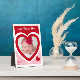 Valentine's Day Candy Hearts Box Custom Foto Fotoplatte