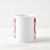 Valentine's Day Candy Hearts Box Custom Foto Kaffeetasse (Mittel)