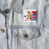 Valentine's Day Candy Hearts Button (Beispiel)