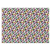 Valentine's Day Candy Hearts Muster Tischdecke (Vorderseite (Horizontal))