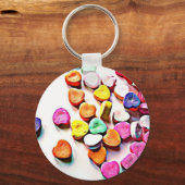 Valentine's Day Candy Hearts Schlüsselanhänger (Vorderseite)