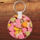 Valentine's Day Candy Hearts Schlüsselanhänger (Vorderseite)