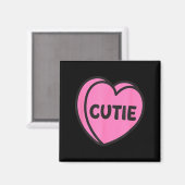 Valentines Day Candy Sweet Hearts Love Cutie  Magnet (Vorderseite/Rückseite)