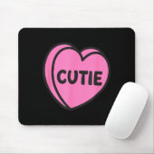 Valentines Day Candy Sweet Hearts Love Cutie Mousepad (Mit Mouse)