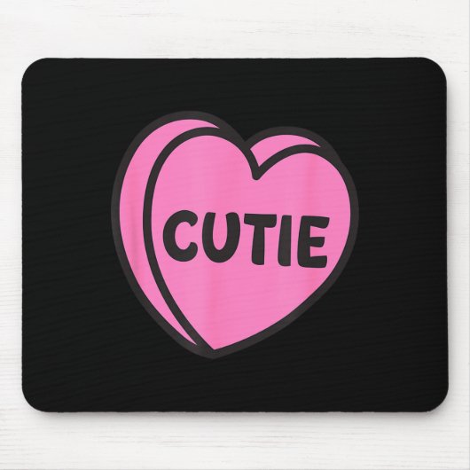 Valentines Day Candy Sweet Hearts Love Cutie Mousepad (Vorne)
