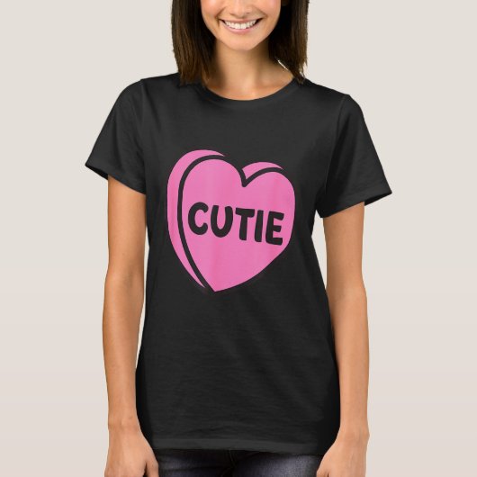 Valentines Day Candy Sweet Hearts Love Cutie  T-Shirt (Vorderseite)