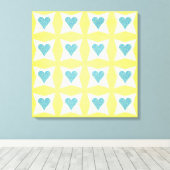 Valentine's Day Canvas Print Leinwanddruck (Insitu (Holzboden))