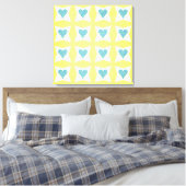 Valentine's Day Canvas Print Leinwanddruck (Insitu (Schlafzimmer))