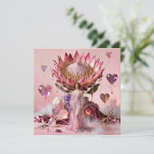 Valentines Day Card by Eloise Pixlyne Karte (Stehend Vorderseite)