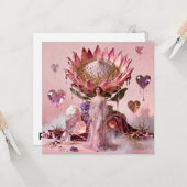 Valentines Day Card by Eloise Pixlyne Karte (Vorderseite/Rückseite Beispiel)