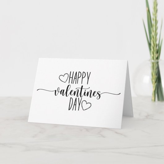 valentine's day card dankeskarte (Vorderseite)