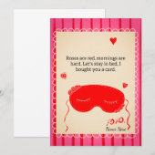 Valentines Day Card Einladung (Vorne/Hinten)