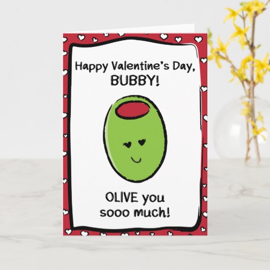 Valentine's Day Card for Bubby Karte (Gelbe Blume)